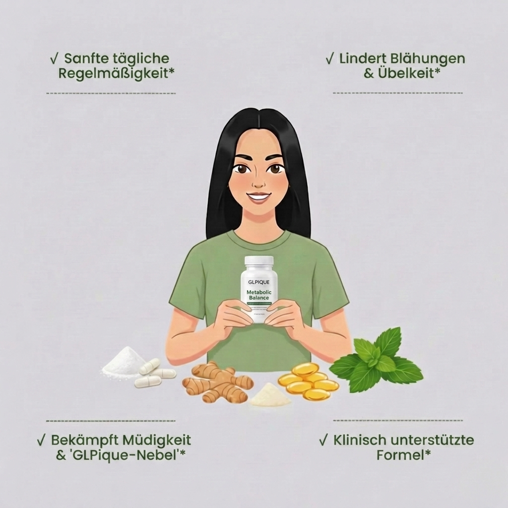 Woman with GLPique product